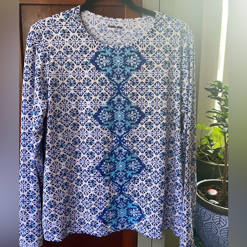 Lands End long sleeve rash guard